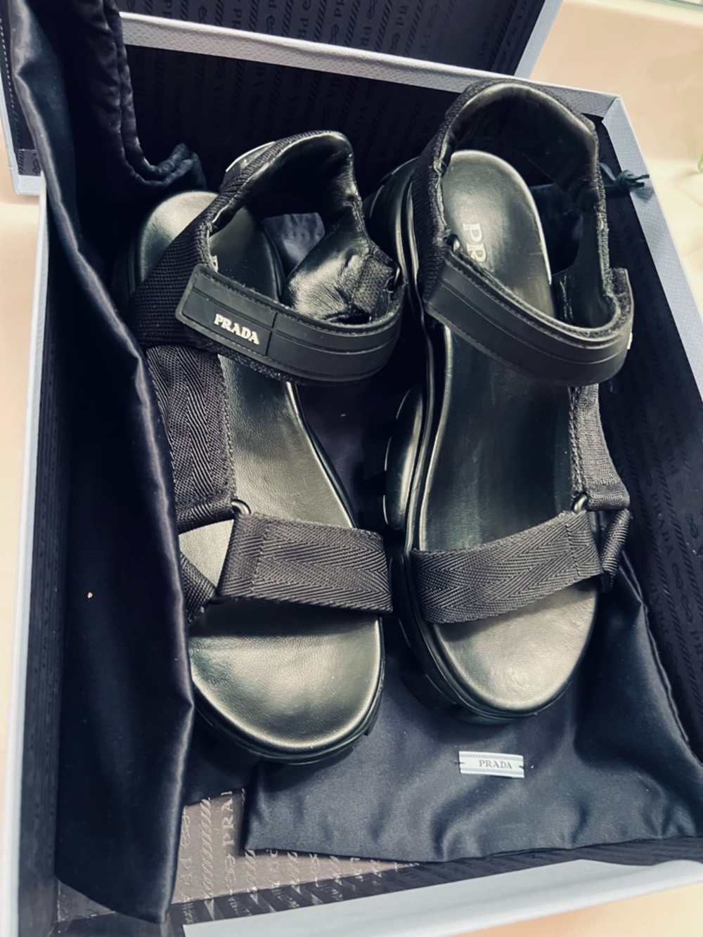 Prada Astro Sandals  38